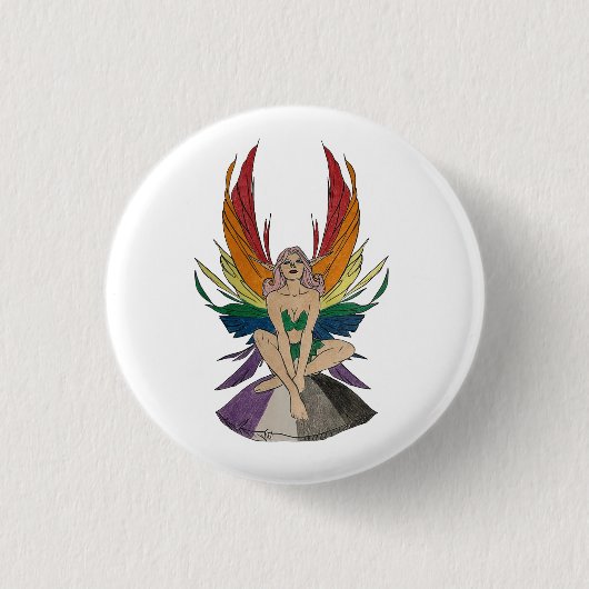 Asexuelle Fee Button (Vorderseite)