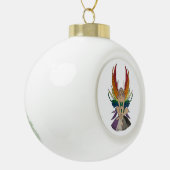 Asexuelle Fee Keramik Kugel-Ornament (Links)