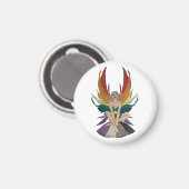 Asexuelle Fee Magnet (Vorderseite/Rückseite)