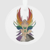 Asexuelle Fee Ornament (Rückseite)