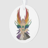 Asexuelle Fee Ornament (Vorderseite)