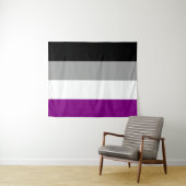 Asexuelle Flagge 50 x 60 Wandteppich (Beispiel (Horizontal))