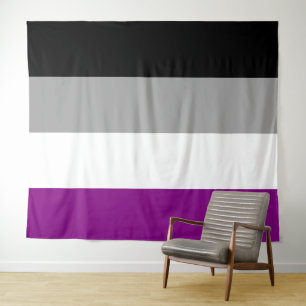 Asexuelle Flagge Extra Large LGBT Wandteppich
