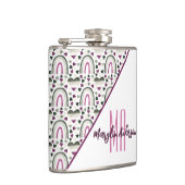 ASEXUELLE HERZEN UND RAINBWS-KUSTOM-MONOGRAMM FLACHMANN (Rechts)