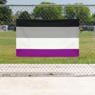 Asexuelle Pride-Flagge Banner