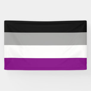 Asexuelle Pride-Flagge Banner