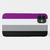 Asexuelle Pride-Flagge Case-Mate iPhone Hülle (Rückseite (Horizontal))