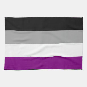 Asexuelle Pride-Flagge Geschirrtuch