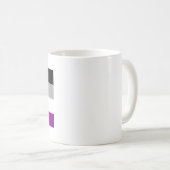 Asexuelle Pride-Flagge Kaffeetasse (VorderseiteRechts)