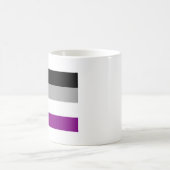 Asexuelle Pride-Flagge Kaffeetasse (Mittel)