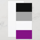 Asexuelle Pride-Flagge LGBTQ (Vorne/Hinten)