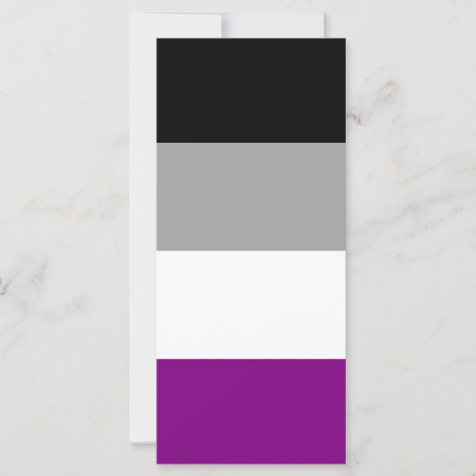 Asexuelle Pride-Flagge LGBTQ (Vorderseite)