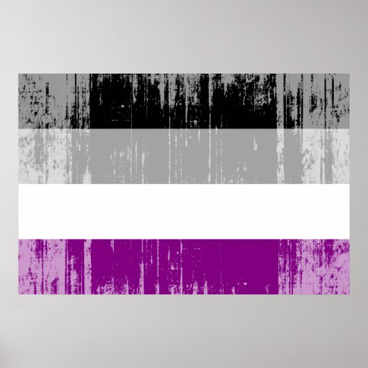 Asexuelle Pride-Flagge Poster (Vorne)