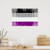 Asexuelle Pride-Flagge Poster (Küche)