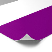 Asexuelle Pride-Flagge Poster (Ecke)