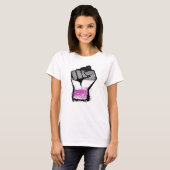 Asexuelle Protestfaust T-Shirt (Vorne ganz)