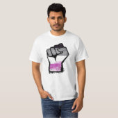 Asexuelle Protestfäuste T-Shirt (Vorne ganz)