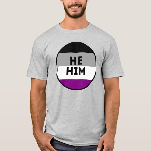 Asexueller Er/Ihm-Prix-T - Shirt (Vorderseite)