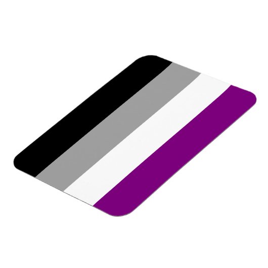 Asexueller Fahnenmagnet Magnet (Linke Seite)