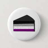 Asexueller Kuchen Button (Vorderseite)