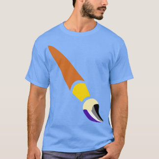 Asexueller Pride-Pinsel T-Shirt