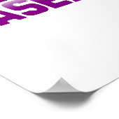 ASEXUELLER RAINBOW POSTER (Ecke)