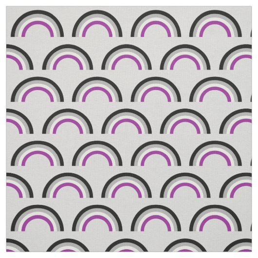 Asexueller Regenbogen Stoff (Muster)