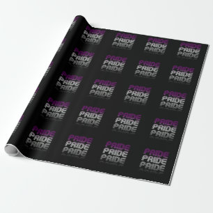 Asexueller Retro-Stolz Geschenkpapier