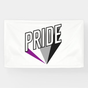 Asexueller Stolz-Ausbruch Banner