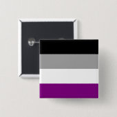 Asexueller Stolz Button (Vorne & Hinten)