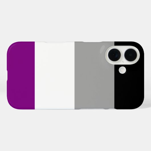 Asexueller Stolz Case-Mate iPhone Hülle (Rückseite (Horizontal))