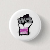 Asexueller Stolz Faust Button (Vorderseite)