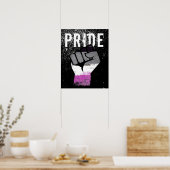 Asexueller Stolz Faust Poster (Küche)
