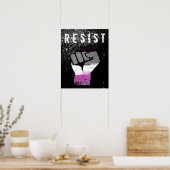 Asexueller Stolz Faust Poster (Küche)
