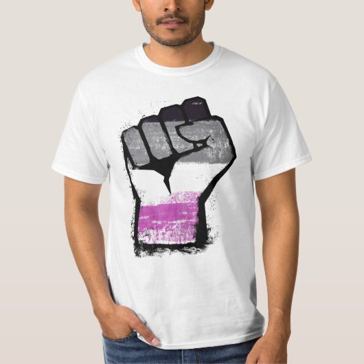 Asexueller Stolz Faust-T - Shirt (Vorderseite)