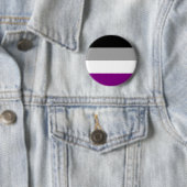 Asexueller Stolz-Flagge Button (Beispiel)