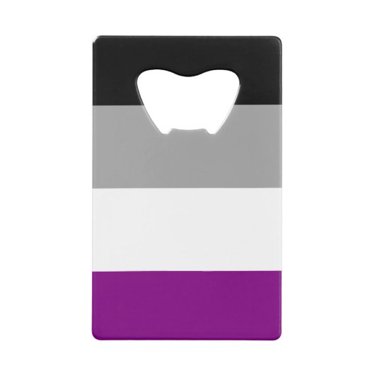 Asexueller Stolz Geldbeutel Flaschenöffner (Vorderseite)