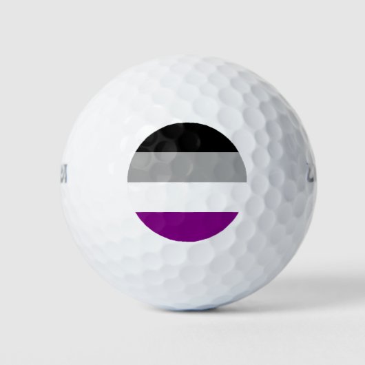 Asexueller Stolz Golfball (Vorderseite)