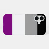 Asexueller Stolz iPhone 16 Hülle (Rückseite (Horizontal))