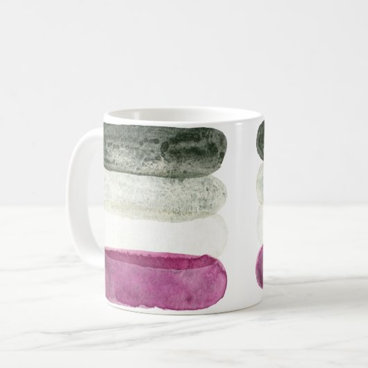 Asexueller Stolz Kaffeetasse (Vorderseite Links)