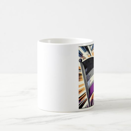Asexueller Stolz Kaffeetasse (Mittel)