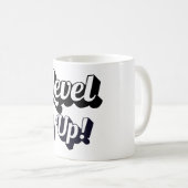 Asexueller Stolz Level Up Tiger Pfoten Controller Kaffeetasse (VorderseiteRechts)
