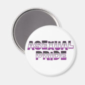 Asexueller Stolz Magnet (Vorderseite/Rückseite)
