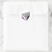 Asexueller Stolz Runder Aufkleber (Tasche)