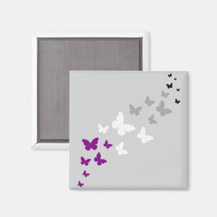 Asexueller Stolz Schmetterlingsweg Magnet
