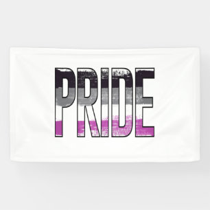 Asexueller Stolz-Wort Banner