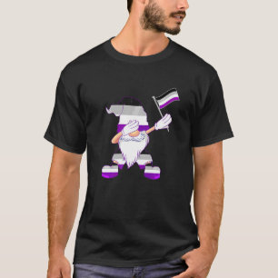 Asexueller tanzender Gnom Asexuellen-Flagge-Mütze  T-Shirt