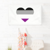 Asexuelles Herz Banner (Insitu)