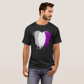 Asexuelles Herz T-Shirt (Vorne ganz)