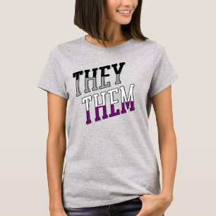 Asexuelles Pronomen They Them T-Shirt